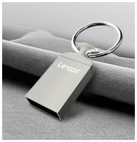 Флешка USB 2.0 Lexar High Speed 32Гб, металлический флеш накопитель