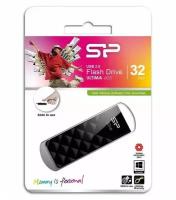 USB Flash Drive 32Gb - Silicon Power Ultima U03 Black SP032GBUF2U03V1K