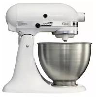 Миксер KitchenAid 5K45SSEFW, белый матовый