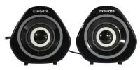 EXEGATE Колонки EX289680RUS Акустическая система 2.0 Accord 210 питание USB, 2х3Вт 6Вт RMS, 60-20000Гц, цвет черный, RGB подсветка