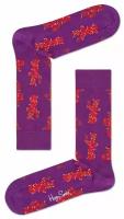Женские носки Happy Socks, размер 29, фиолетовый