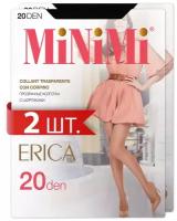 Колготки MiNiMi Erica, 20 den, 2 шт., черный