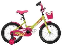 Велосипед 20 Детский Novatrack Twist (2020) Количество Скоростей 1 Рама Сталь 12 Желтый/Розовый NOVATRACK арт. 201TWIST. GNP20