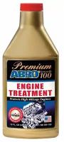 Присадка в моторное масло ABRO Premium Engine Treatment, комплексная, для бензиновых двигателей, бутылка 444мл, арт. SM-100