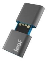 USB 2.0 Flash Drive 8GB Leef FUSE, магнитный, черно/синий (LFFUS-008GBR)