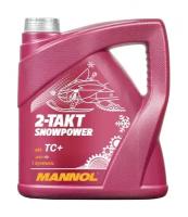 Синтетическое моторное масло Mannol 2-Takt Snowpower, 4 л