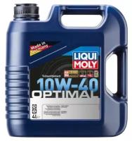 Моторное масло Liqui Moly Optimal 10W-40 полусинтетическое 4 л