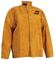 Куртка сварщика ESAB Proban/Leather Front Welding Jacket, размер XXL
