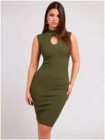 Платье Guess оливковый жен.W2YK63Z2U00G8F6 размер M