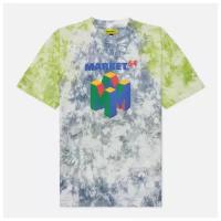 Мужская футболка MARKET M64 Tie-Dye голубой, Размер S