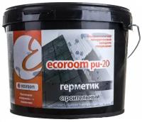 Герметик полиуретановый 2 К ECOROOM PU-20 (16 кг) Белый