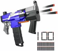 Игрушечный пистолет Nerf Arrows, автоматический большой бластер с боеприпасами (100 шт), 3 режима стрельбы, аккумуляторный, USB