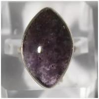Кольцо True Stones, флюорит, размер 18.5, фиолетовый