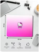 Хеллоу Китти Hello Kitty Привет Киса коврик для мыши