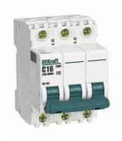 Schneider Electric Выключатель автоматический модульный 3п C 16А 4.5кА ВА-101 SchE 11078DEK