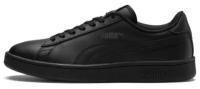 Кеды PUMA 36517001 Smash v2 L Jr для мальчика, цвет черный, размер 37,5