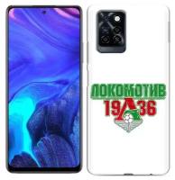 Чехол задняя-панель-накладка-бампер MyPads ФК локомотив 1936 для Infinix Note 10 Pro противоударный