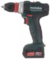 Дрель-шуруповерт аккумуляторная Metabo PowerMaxx BS 12 Q (601037500) 12В 2х2Ач Li-Ion