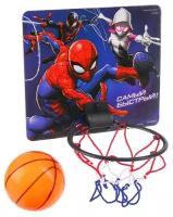Баскетбольное кольцо с мячом Самый быстрый Человек паук, 7546883 синий