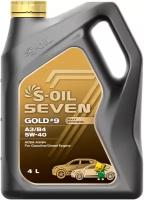 Корейское моторное масло S-OIL 7 GOLD9 A3/B4 5W-30 1-4 литра