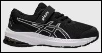 Беговые кроссовки детские Asics Gt-1000 11 Ps Black/White (US:K12)