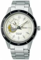 Наручные часы SEIKO Presage, белый, серебряный