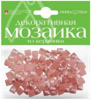 Мозайка декор керам 8*8мм 100шт розовый