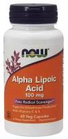 Now Alpha Lipoic Acid 100mg 60 vcap Нейтральный