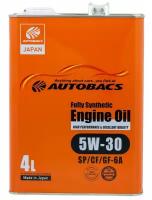 Моторное масло AUTOBACS ENGINE OIL SAE 5W-30 API SP/CF/GF-6A 4L