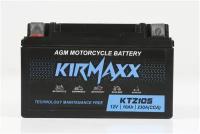 Мото аккумулятор KirMaxx 12V 10 а/ч AGM KTZ10S (YTZ10S) стартерный для мотоцикла, квадроцикла, скутера