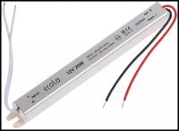 Ecola LED strip Power Supply 25W 220V-12V IP20 длинный и тонкий блок питания для светодиодной ленты