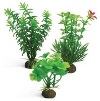 Растения Laguna (набор 3шт) зеленые, 100мм