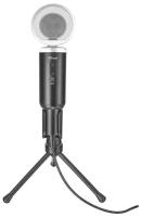 Настольный микрофон в винтажном стиле со съемным поп-фильтром и подставкой-треногой Trust Madell, черный