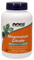 Magnesium Citrate (Цитрат магния) 120 капсул (NOW)