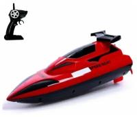 Водный транспорт Без бренда Катер радиоуправляемый Speed Boat, работает от аккумулятора, микс