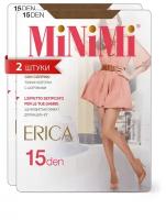 Колготки MiNiMi Erica, 15 den, 2 шт., размер 3-M, бежевый