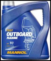 Минеральное моторное масло Mannol Outboard Marine 7207