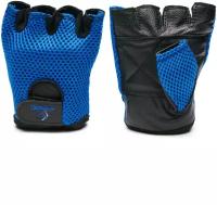 Перчатки для фитнеса Kango WGL-072 Black/Blue M