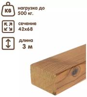 Брус подконструкция (Сорт: натур) Auswald 42х68х3000 для террасной доски