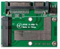 Адаптер-переходник для установки диска SSD mSATA в разъем 2.5