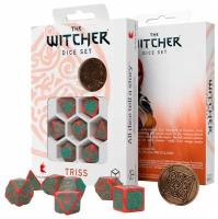 Набор кубиков для настольных ролевых игр (Dungeons and Dragons, DnD, D&D, Pathfinder) - Witcher Dice Set. Triss. Merigold the Fearless