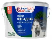 Краска акриловая Profilux Diy Series фасадная атмосферостойкая влагостойкая матовая белая 25 л 40 кг