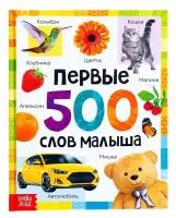 Энциклопедии буква-ленд Книга в твёрдом переплёте «Первые 500 слов малыша», 80 стр