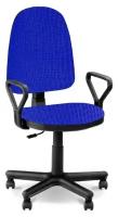 Кресло офисное, престиж RU (GTP, PL56 крестовина пластик, С-14) син