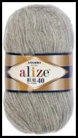 Пряжа Alize Angora Real 40, 40 % шерсть, 60 % акрил, 100 г, 430 м, 1 шт., 614 430 м