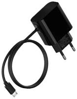 Зарядка для телефона/ 2.4A/ с кабелем microUSB/ Maxvi CHL-240M