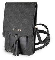 Сумка Guess Wallet Bag 4G для смартфонов, цвет темно-серый
