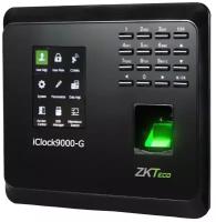 Биометрический терминал учета рабочего времени ZKTeco iClock9000-G со считывателем отпечатков пальцев и GPRS