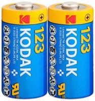 Батарейка Kodak CR123 (CR123A) 3V, 2 шт