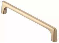 Мебельная ручка-скоба OCTAVIO C=160 мм золото брашированное
